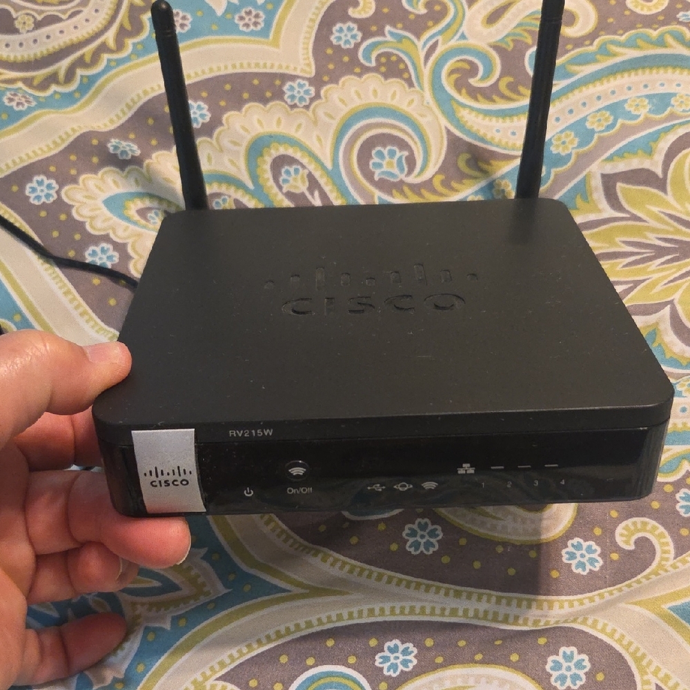 Cisco Small Business Black Wireless Router with Dual Antennas